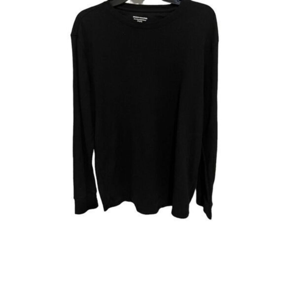 Amazon Essentials Men’s Black Long Sleeve Thermal Shirt X-Large